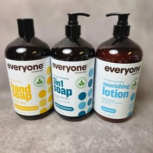 Everyone For Every Body 32oz Set Hand Soap 3in1 Soap Nourishing Lotion 3 Pack
